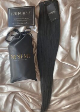 Włosy doczepiane Clip in Black 60cm