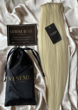 Włosy doczepiane Clip in Light Blonde 60cm