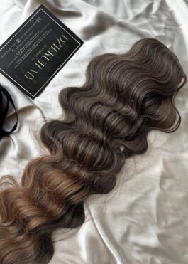 Kucyk Chloe Ombre Brown 70cm