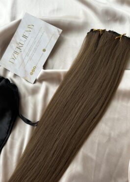 Włosy doczepiane Clip in Light Brown 60cm