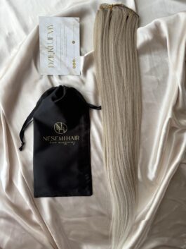 Włosy doczepiane Clip In Baby Blonde 60cm - obrazek 2