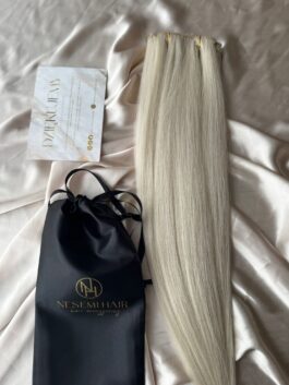 Włosy doczepiane Clip In Barbie Blonde 60cm - obrazek 3