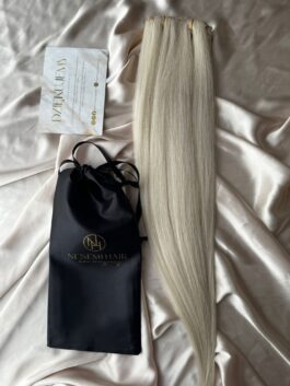 Włosy doczepiane Clip In Barbie Blonde 60cm - obrazek 2