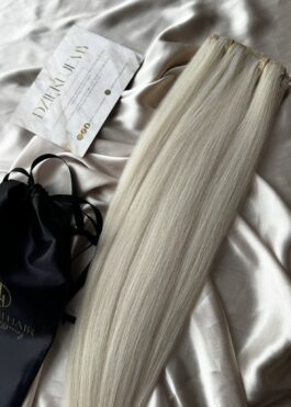 Włosy doczepiane Clip In Barbie Blonde 60cm