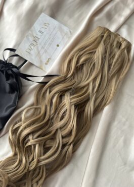 Włosy doczepiane Clip in Natural Blond Loki 60cm