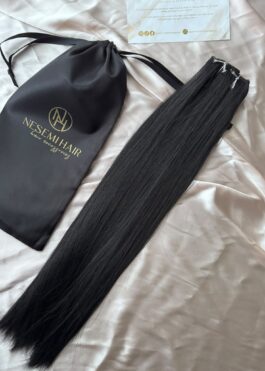 Włosy doczepiane Clip In Black 50cm